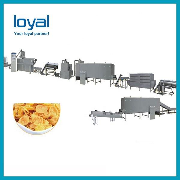 Automatic Corn Flakes Production Line Breakfast Cereal Corn And Wheat Flakes Millet Flakes Making